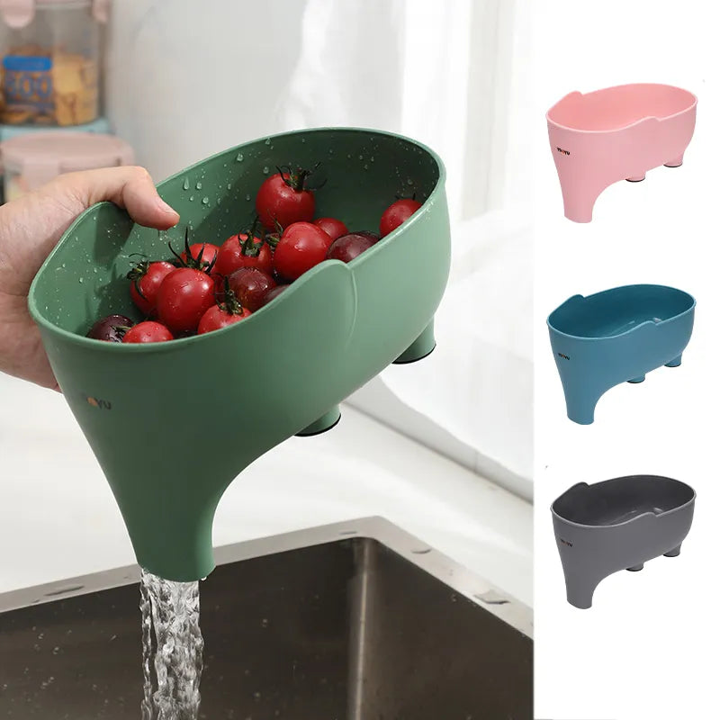 2x cestas de drenaje de elefante