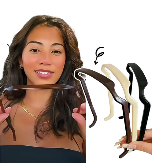 Diadema de pelo invisible.