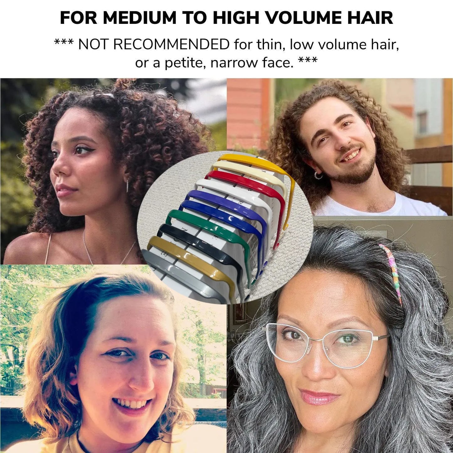 Diadema de pelo invisible.