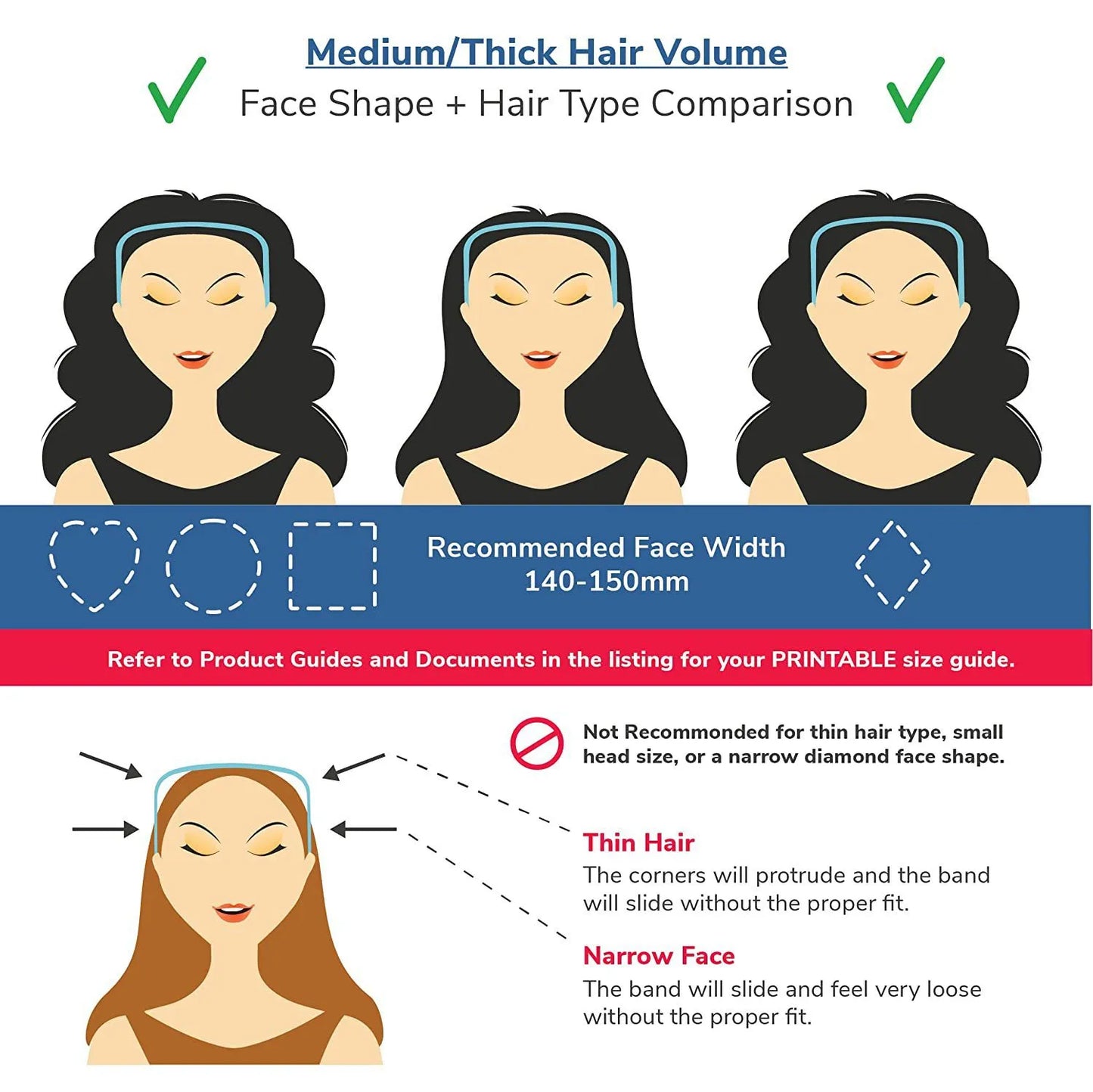 Diadema de pelo invisible.