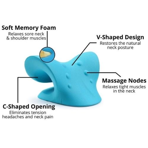 Camilla relajante de cuello